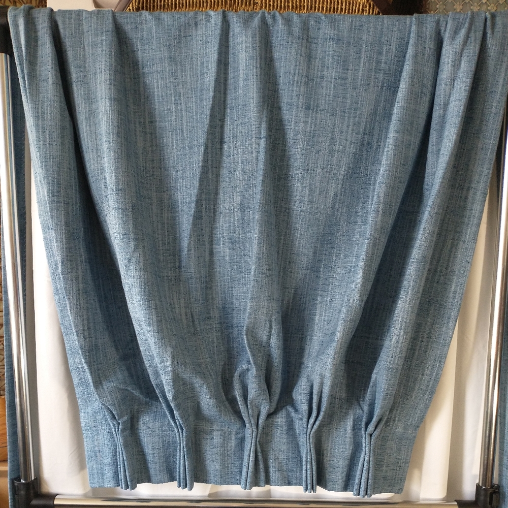 Beautiful custom-made drapery panels 2x13.5